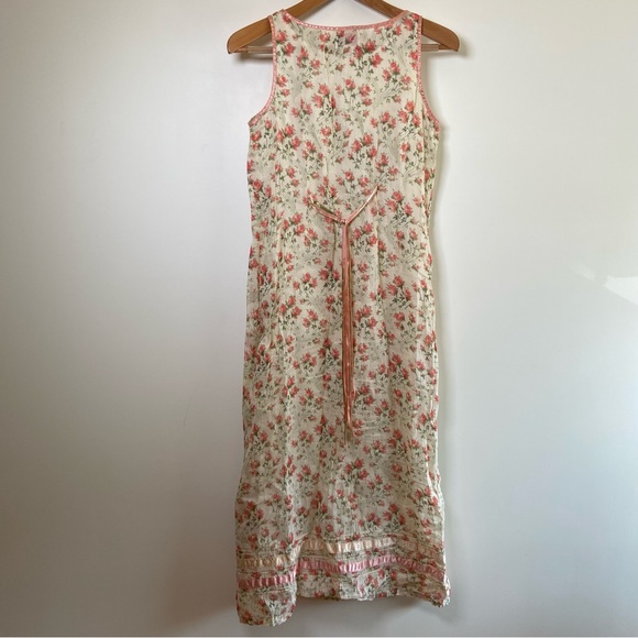 Vintage April Cornell Cotton Floral Dress - Picture 4 of 8